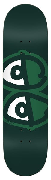 KROOKED DECK EYES EASY RIDER 8.25 X 32 - 14.38 GREEN