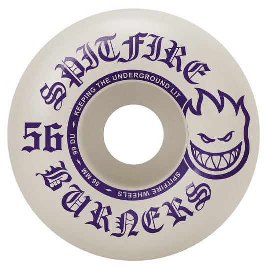 SPITFIRE WHEELS (JEU DE 4) 56MM 99D BURNER PURPLE