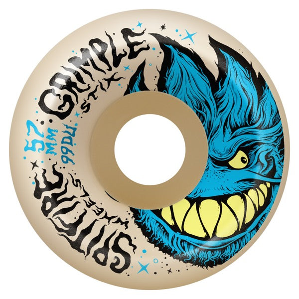 SPITFIRE WHEELS (JEU DE 4) 57MM F4 99D GRIMPLEHEAD LOCK-IN