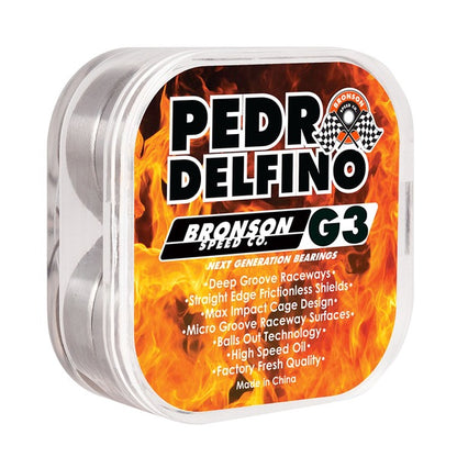 BRONSON SPEED CO ROULEMENTS (JEU DE 8) PRO PEDRO DELFINO G3