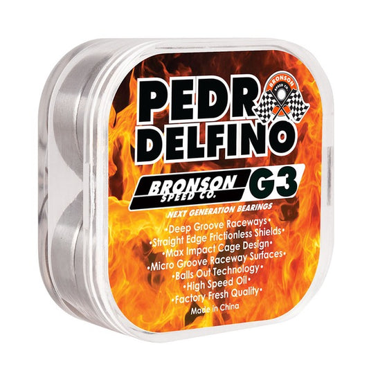 BRONSON SPEED CO ROULEMENTS (JEU DE 8) PRO PEDRO DELFINO G3